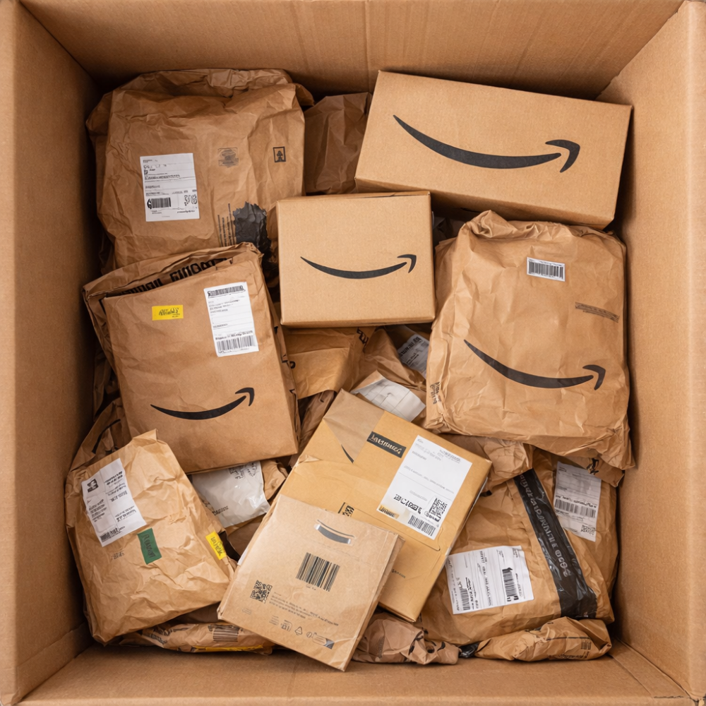 Secret Packs "amazon" – Sealed Boxes and Paper Bags