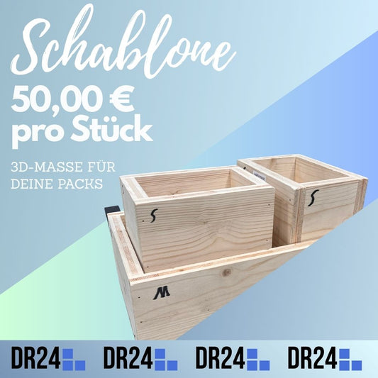 Wooden "template" – custom product template for precise orders