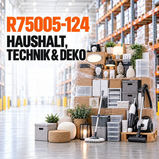 Neuwarenpalette R75005-124 – Haushalt, Technik & Deko