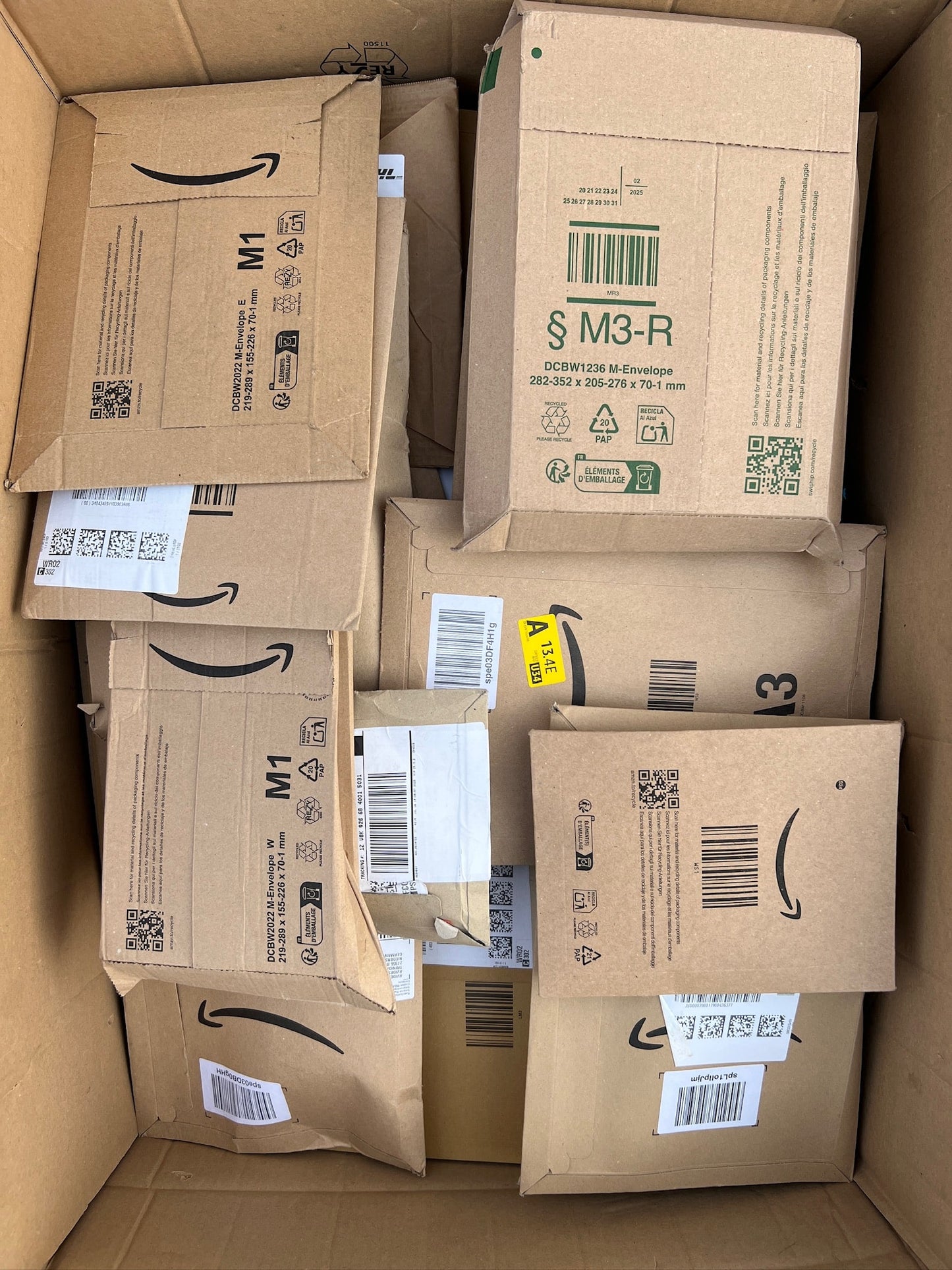 Versiegelte Amazon Kartons/Umschläge - Mengenabnahme - pro Stück